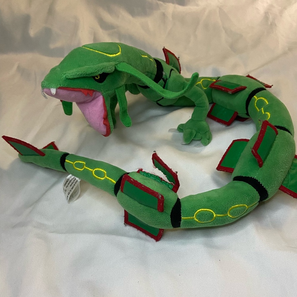 Rayquaza and Pikachu